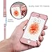 ORETECH Designed for iPhone 5 / 5S / SE (2016) Case,with [2 x Tempered Glass Screen Protector] 360° Full Body for iPhone SE 1st Generation /5S/5 Cover Hard PC Soft Silicone Rubber Case-Rosegold