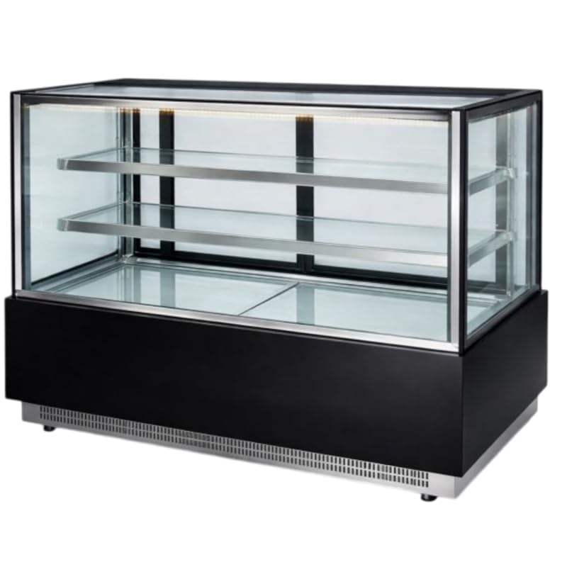 Vetrina refrigerata Kuby 1500 - 2 ripiani - 560L - LED - +2°C/+8°C - Porte scorrevoli
