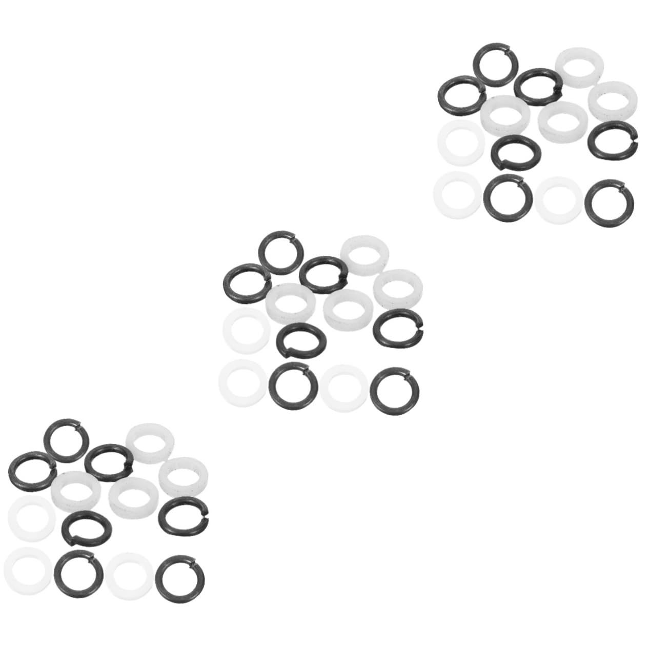 FUNOMOCYA 3sets Tuner Washer Set Guitar Tuner Gasket Mounting Spacer for Guitar Pegs Easy to Install 24pcs*3