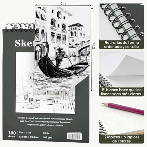 El Mejor Listado de Cuaderno de dibujo - 5 favoritos. 18 Imagen adicional