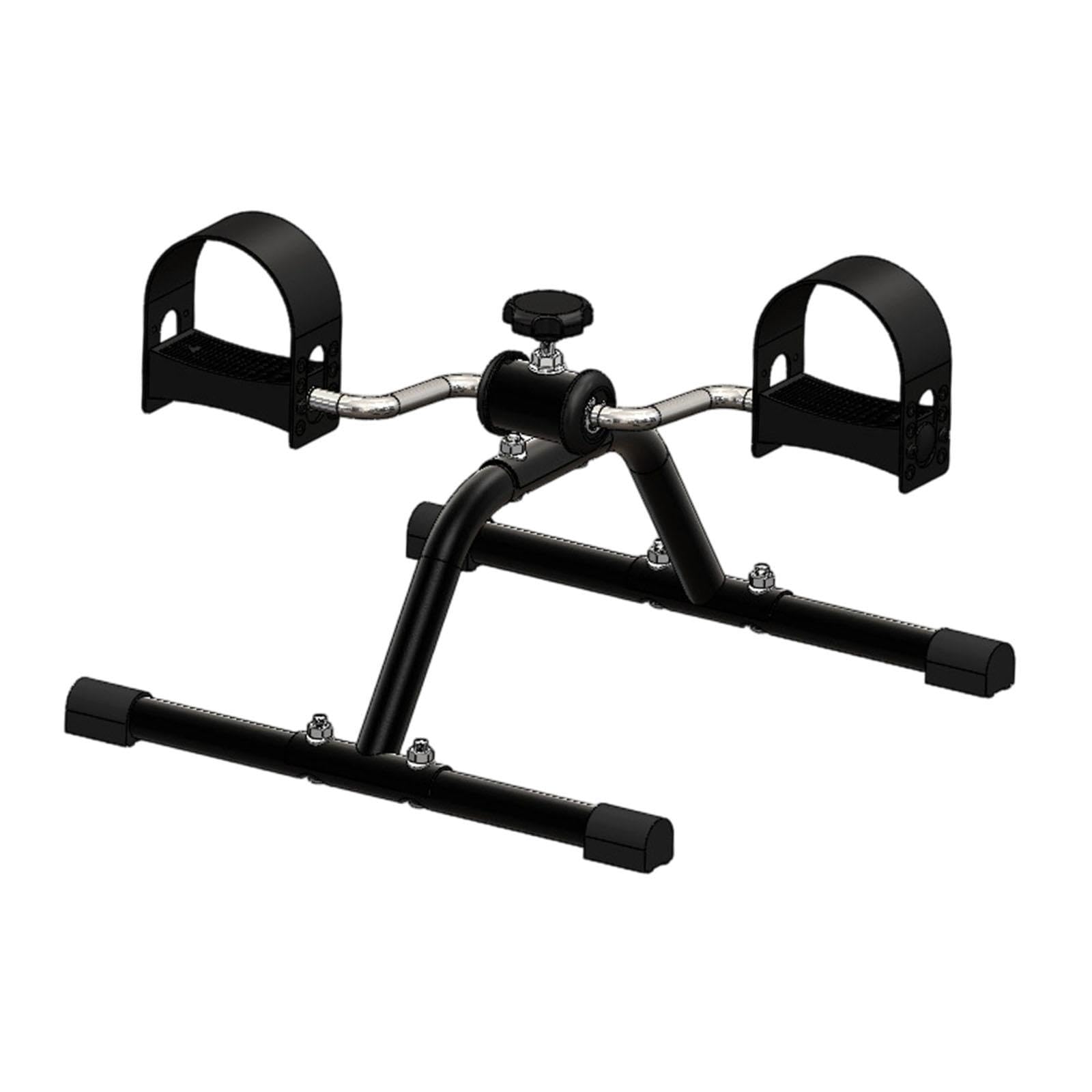 CALANDIS Mini Exercise Bike Sitting Down Cardio Step Machine for Office Indoor Sports Black | Exercise Bikes | Cardio Equipment | Fitness Running & Yoga | Sporting Goods-image-49