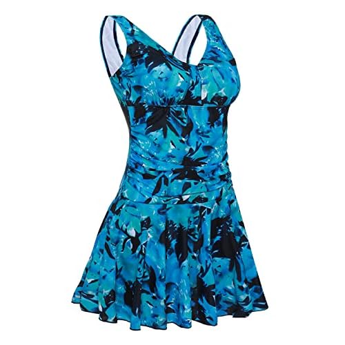 MiYang Women's Plus Size Swim Dress Shaping Body One Piece Swimsuit |…