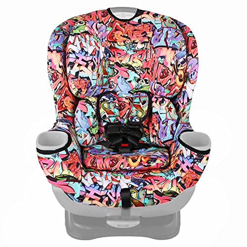 Ukje | Cover for Graco Extend 2fit Convertible Car Seat | Many Colors & Patterns | Fits Graco Extend2Fit 3-in-1 Convertible Car Seat, Graco Extend2Fit, Graco Extend to Fit (Red)