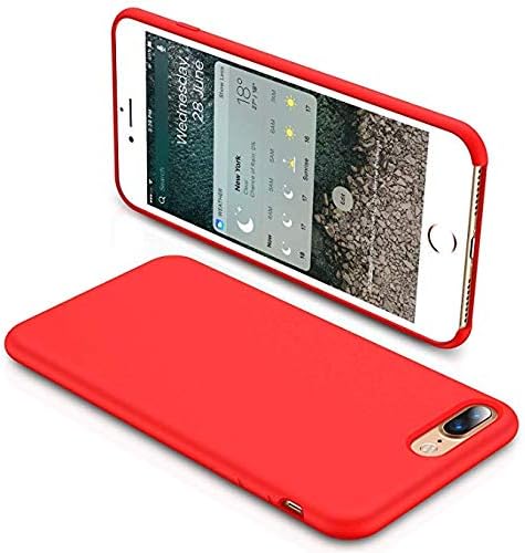 Daido™Silicone Series Case Compatible for iPhone 7/8 Plus (Red)