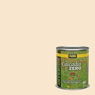 Rodda Paint CASCADIA ZERO Interior Flat Paint & Primer in One, Quart, Almond