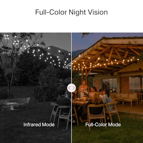 MERCUSYS MC500 - Cámara de Seguridad Exterior Wi-Fi 360° 1080p Full HD, Visión Nocturna a Color, Detección IA de Movimiento, Almacenamiento microSD 512 GB, IP65 y Audio Bidireccional - imagen 6