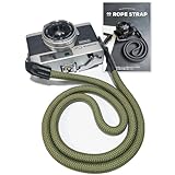 [CLAP] カメラストラップ ロープ ストラップ 【手に馴染むしなやかロープ】 ネックストラップ 首掛け 100㎝ ミラーレス 一眼 コンパクトカメラ