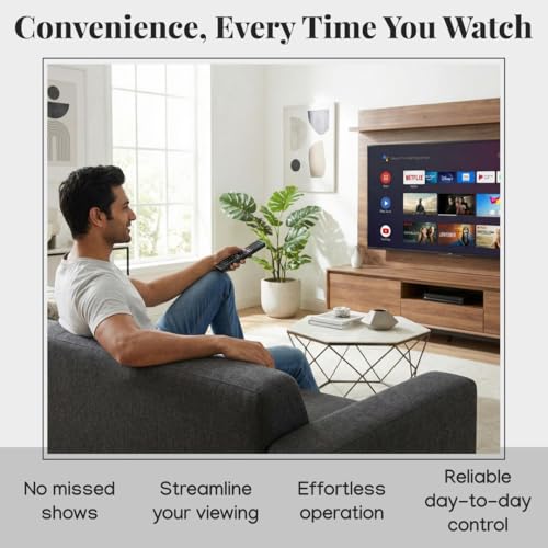 Image of KPDP 1 Year Warranty Universal Smart /Bravia /Android TV Remote Compatible for Original Sony RMT-TX200P RMT-TX201P RMT-TX202P RMT-TX300PRMT-TX301P RMT-TX321P, Black