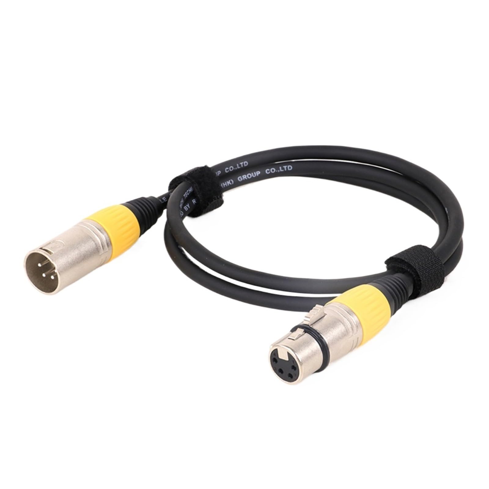 0.3M-15M Kolorowe złącze XLR męski na XLR żeński 4-pinowy zrównoważony przedłużacz złącza Audio do słuchawek(SL-YE, 10m)