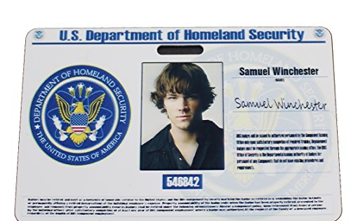 CIA Supernatural Sam ID Badge