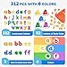 JoyCat Magnetic Letters, 312 Pieces Lowercase Alphabet Fridge Magnets, ABC Magnets for Toddlers Kids, Educational Learning Plastic Letters Set for Kindergarten Classroom