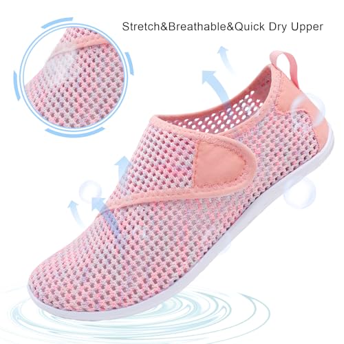 Image of Spesoul Womens and Mens Water Shoes Breathable Quick Dry Soft Barefoot Aqua Socks for Hiking Swim Beach Surf Yoga Sport