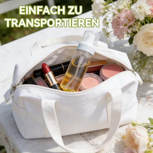 2 Stück Schaumpumpe Flaschen, Nachfüllbare Mousse Flaschen, mit Aufkleber, mit Trichter, Schaumflasche für Shampoo Duschgel Flüssige