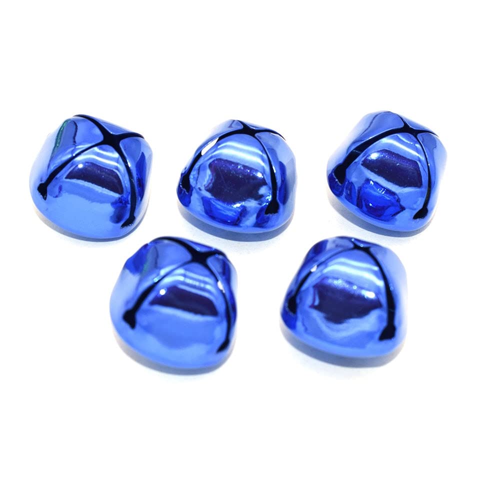 Piccole campane di Natale, campane appese di Natal Campane di Natale piccole Campana di Natale blu da 8 pezzi