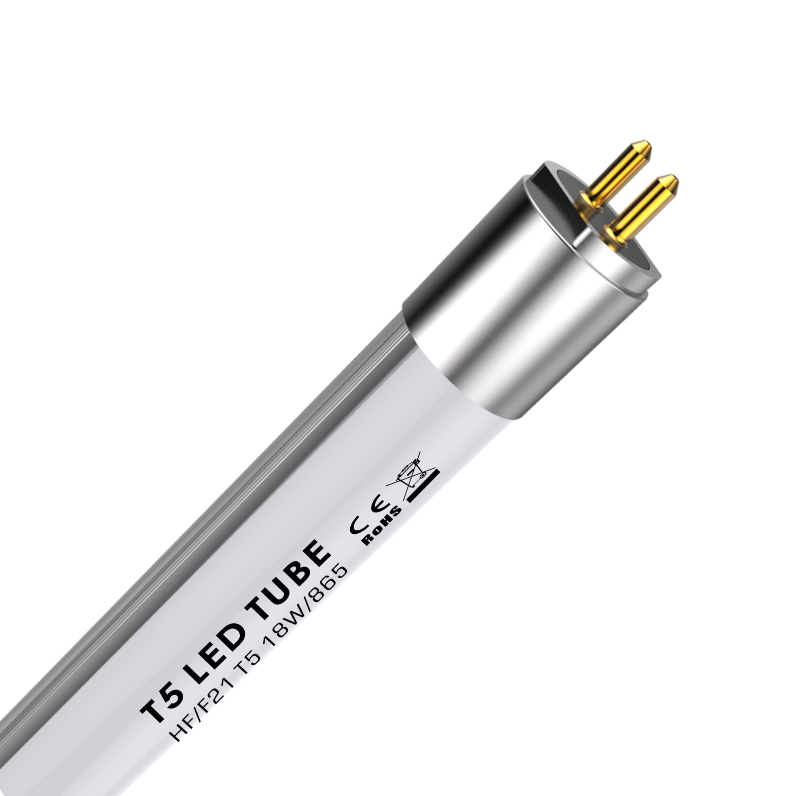 IHYCTV F21T5 Replacement LED Tube T5, 18W, 34 inch, 2050lm, 6500K