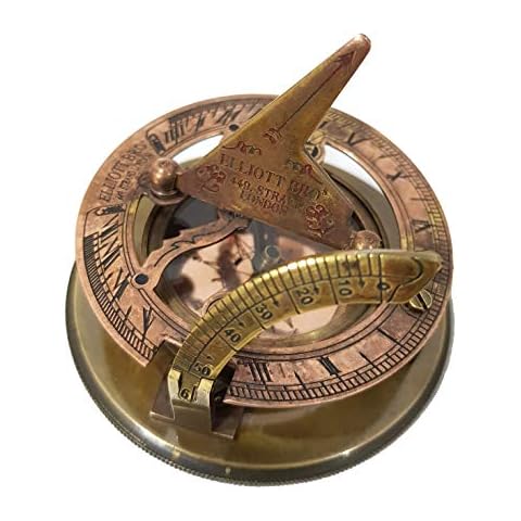 Baptism Or Confirmation Gift, Unique Religious Gift Engraved Quote Compass Nautical Vintage Handmade Marine Sundial Compass Collectible Gift for Travelers Cover