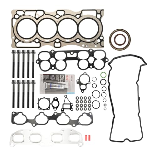 Image of KAX Engine Cylinder Head Gasket Set Compatible with Nissan Altima Sentra 2002 2003 2004 2005 2006 2.5L, Head Gasket Kit, OE# HS26261PT, HS54444, CPW2742, HS26261PT, ES72198