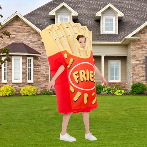 Disfraz hinchable de papas para niños miniatura 3