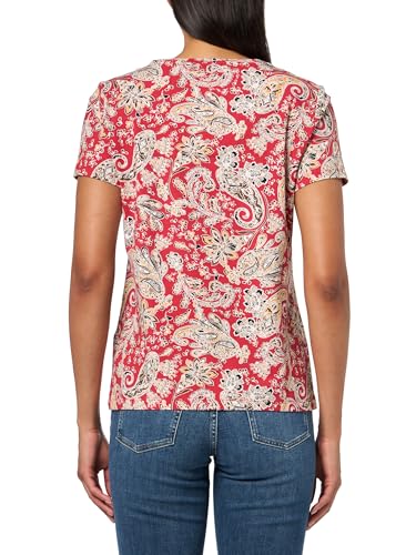 Image of Nautica Women's Solid V-Neck Short Sleeve T-Shirt Shirt