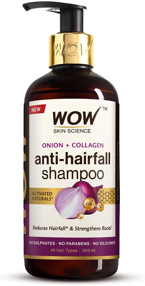Red Onion Black Seed Oil Shampoo with Red Onion Seed Oil Extract, Black Seed Oil & Pro-Vitamin B5 - No Parabens, Sulphates, Silicones, Color & PEG - 300mL