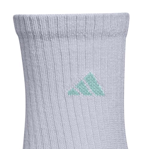 Image of adidas Kids Athletic Cushioned 6-Pack Crew (Little Kid /Big Kid /Adult)