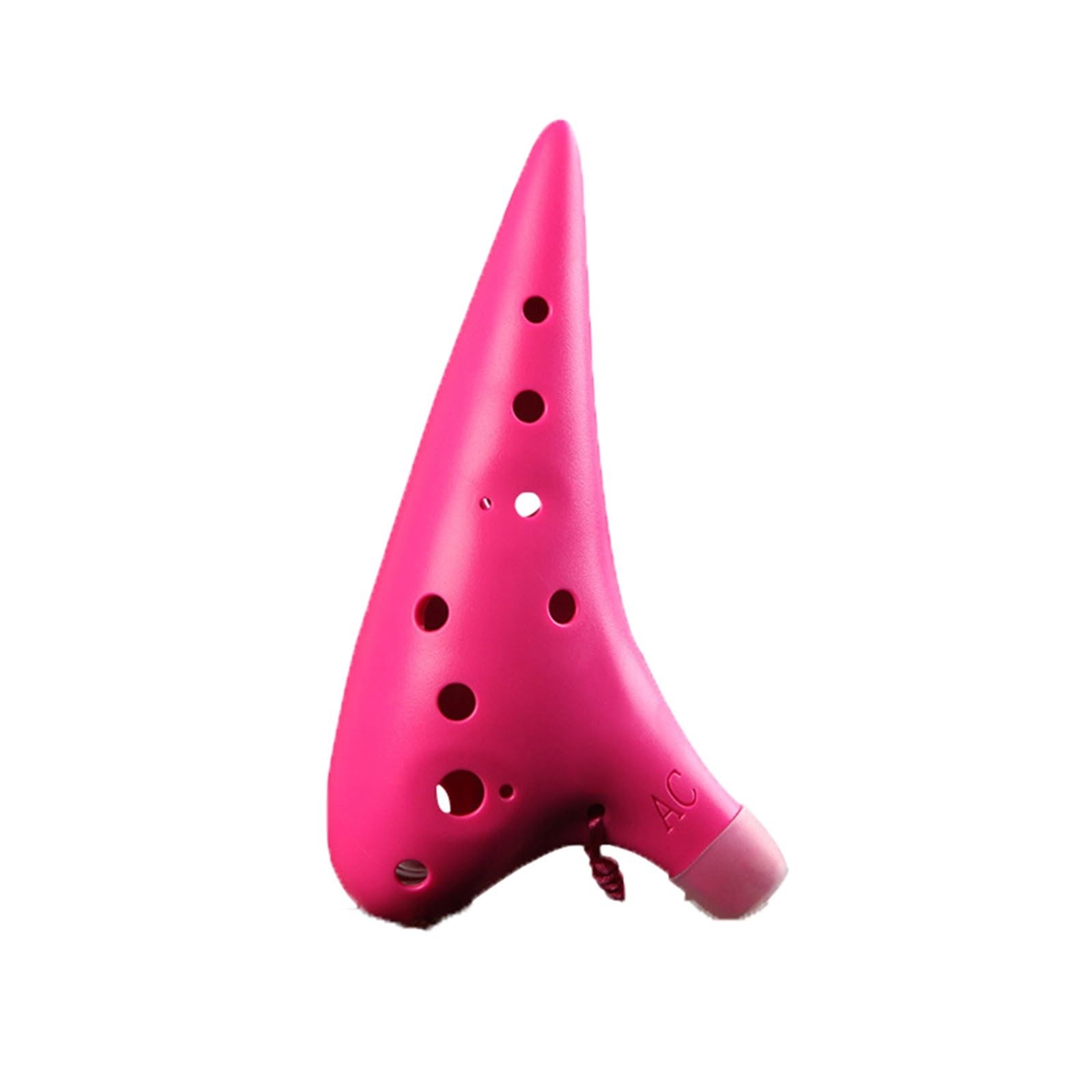 Set Ocarina Strumento Musicale Portatile Per Principianti Con Chiave Alto C In Ceramica Rosa A 12 Fori