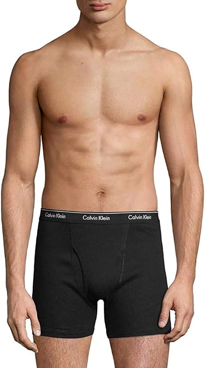 Calvin Klein Men's 100% Cotton Boxer Briefs