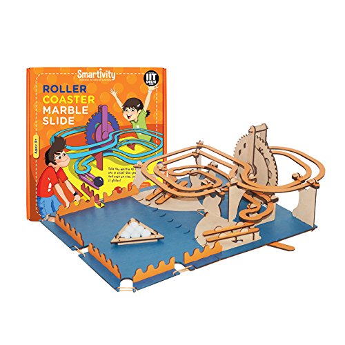 Image of Smartivity Marble Slide & Music Machine for Boys & Girls ages 8,9,10+ year old, STEM, Learning, Educational, Construction Activity Toy Gift Bundle