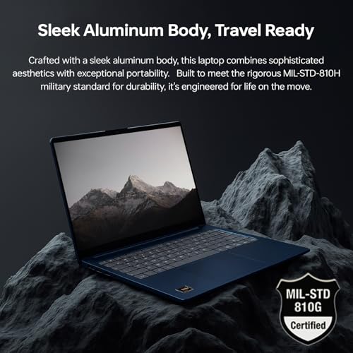 Image of Lenovo IdeaPad Slim 5 Business Laptop, 16 inch FHD+ Touch, Ryzen 7 350(5GHz max Frequency, >Ultra 7 155U), 16GB RAM, 1TB SSD, Backlit, Wi-Fi 7, W11P, Copilot AI-Ready, Bundle with PCO Laptop Cooler