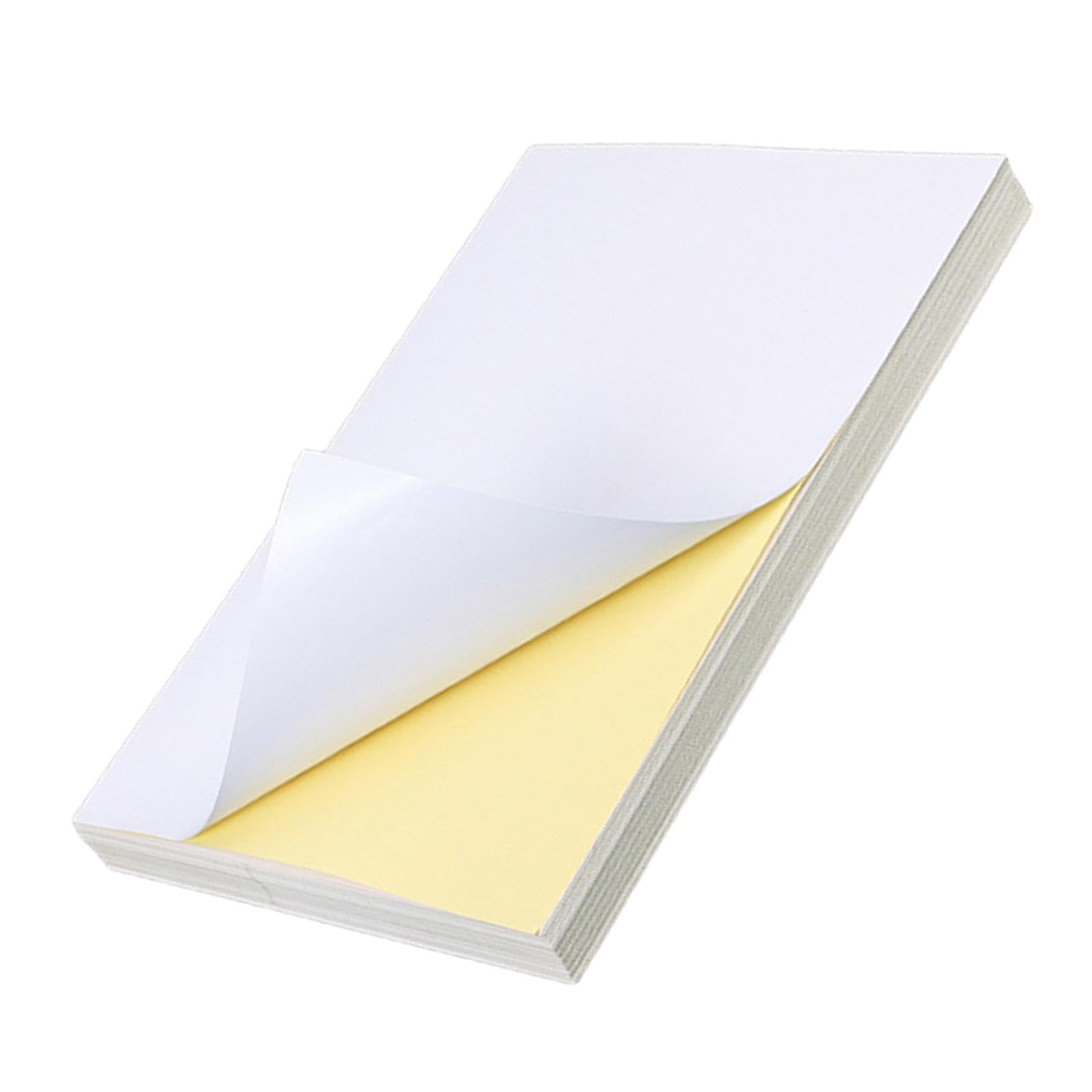 MagiDeal 100 pezzi di carta per mascheratura artigianale, fogli adesivi versatili riposizionabili per mascheratura di timbri per la creazione di biglietti e
