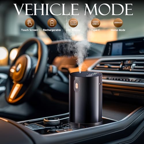 Diffuseur d'aromathérapie portable sans eau pour éliminer les odeurs de voiture - 5
