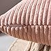 MIULEE Winter Pack of 2 Pillow Covers Soft Soild Decorative Square Throw Pillow Covers Set Cushion Cases Pillowcases for Sofa Bedroom Car 18 x 18 Inch 45 x 45 Cm Pink