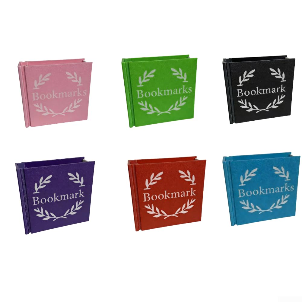 Support Marque-page Et Organisateur De Stylos Imprimé En 3D – 9,8x3,2x9,6 Cm, Plusieurs Couleurs, Pour Bureau Et Maison