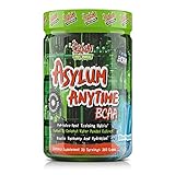 Psycho Pharma Fuel The Muscles and Protein Synthesis Asylum Anytime BCAAs is a Complex pre/Intra/Post Workout Muscle Building Supplement That Keeps You Psycho Every Workout (Blue Popsicle)