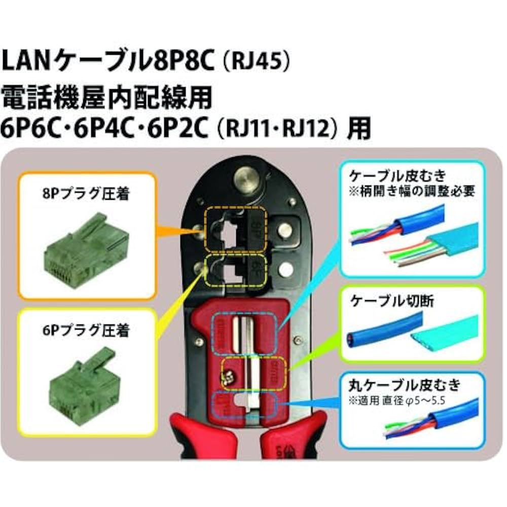 エビ モジュラー圧着工具 （品番:MK86）（注番1728954） LMJ-8TC