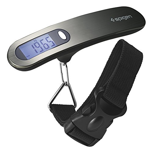 6 mejores básculas para equipaje 29 Escala de equipaje, Báscula Para Maletas, Spigen® [Batería...