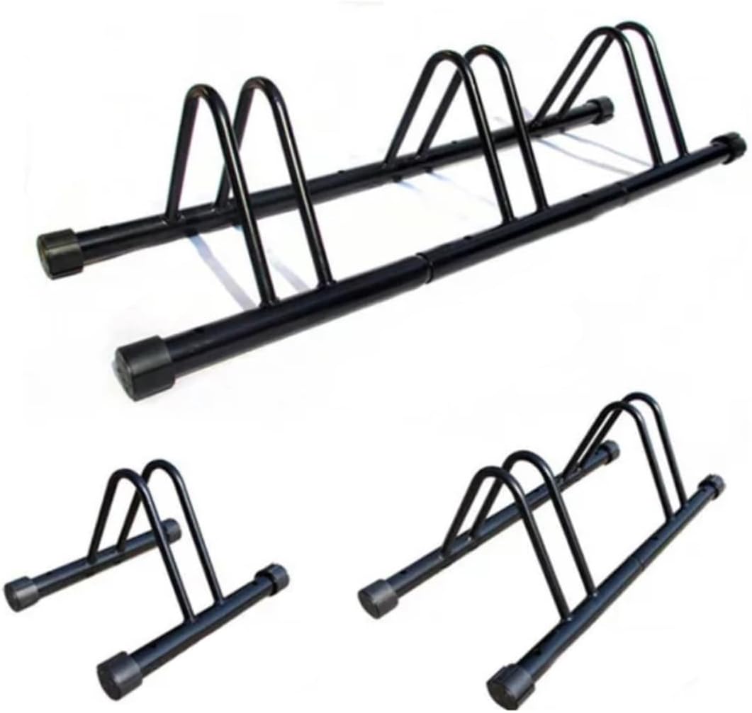 Abaodam Black Floor Bike Rack Parking Stand for Use Suitable for Mountain and Road Lightweight and Storage