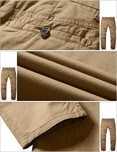 Image of Match Men's Regular Fit Comfort Stretch Casual Chino Pants