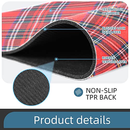 Lorvies Royal Stewart Tartan Indoor Door Mat, Non-Slip Absorbent Doormat Inside Floor Mats Area Rug For Entryway, Machine Washable Entrance Rug Outdoor 20X47 #TOP1