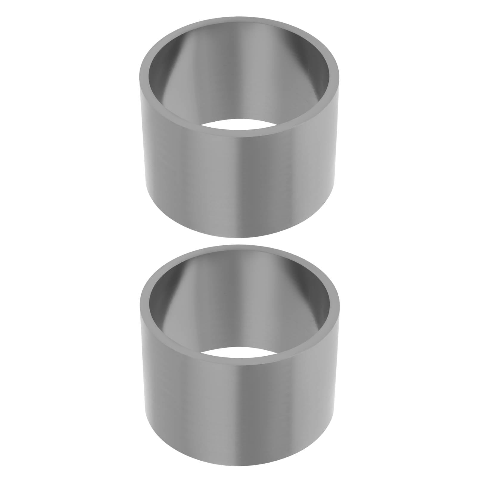 2 Pezzi Guarnizione Tubo di Scarico Moto Guarnizione Tubo di Scarico Mmuffler per Tubo di Scarico con Diametro Interno 45 Mm 50x45x33 Mm Grigio