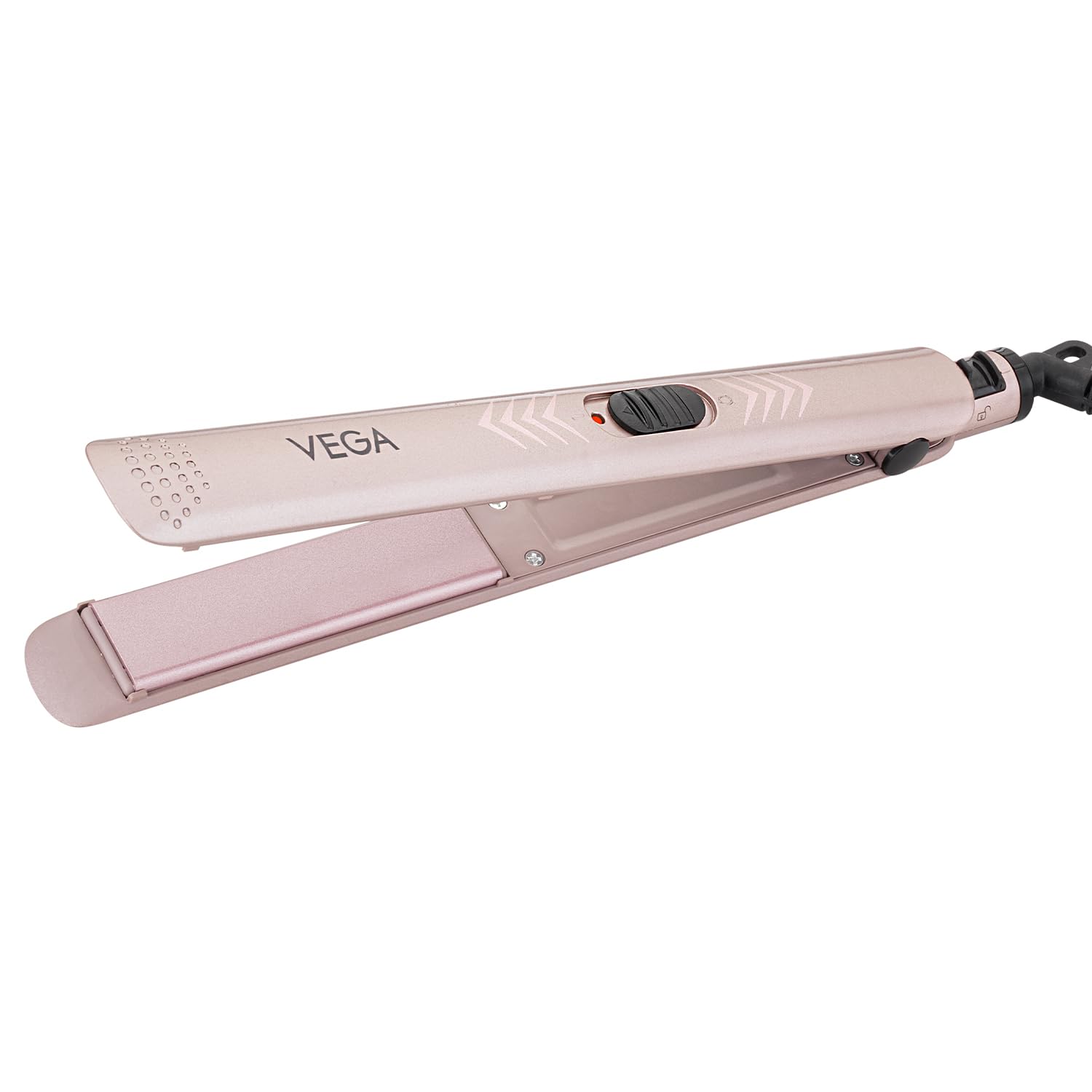 K Shine Hair Straightener for Women with Keratin Infused Plates to Minimise Hair Damage, Heat upto 200°C, Power Indicator Light, Rose Gold, (VHSH-28)