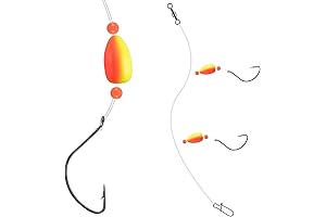 5-Pack Pompano Rigs Surf Fishing Rigs High Low