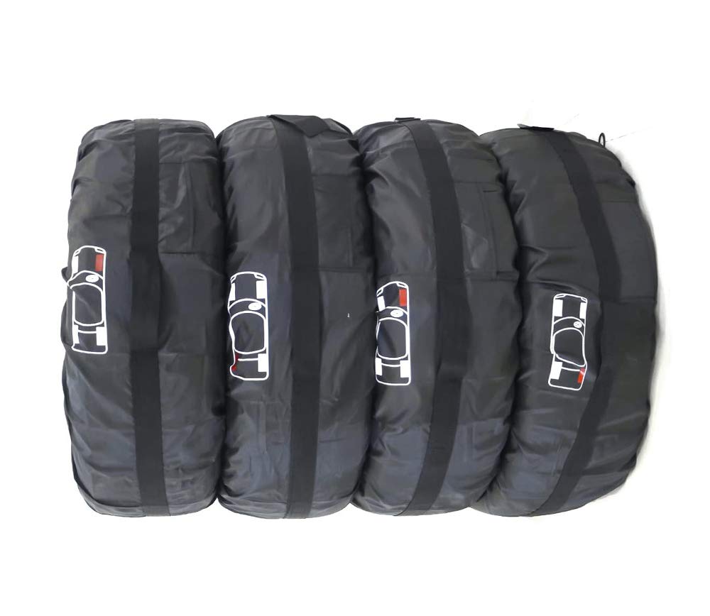 Housse De Protection Universelle Pour Pneu De Secours, Housse De Protection Anti-poussière Pour Pneu De Voiture, Sac De Rangement En Tissu Oxford (noir) 42