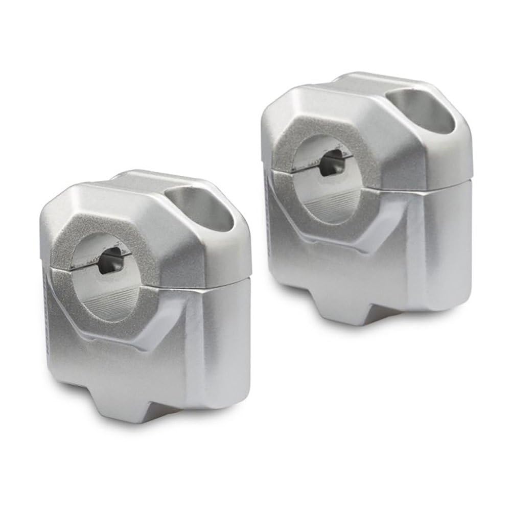 SW-MOTECH Lenkererhöhung RR für 22mm Lenker um 30mm silber, Unisex, Multipurpose, Ganzjährig, Aluminium