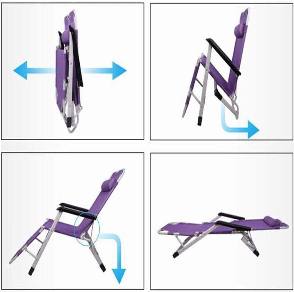 Sun Lounger Garden Chairs Foldable Deck Chair Patio Reclining Chairs Folding Reclining Folding Garden Sunbed with Terrace On The Beach, Balcony Sun Lounger Chair