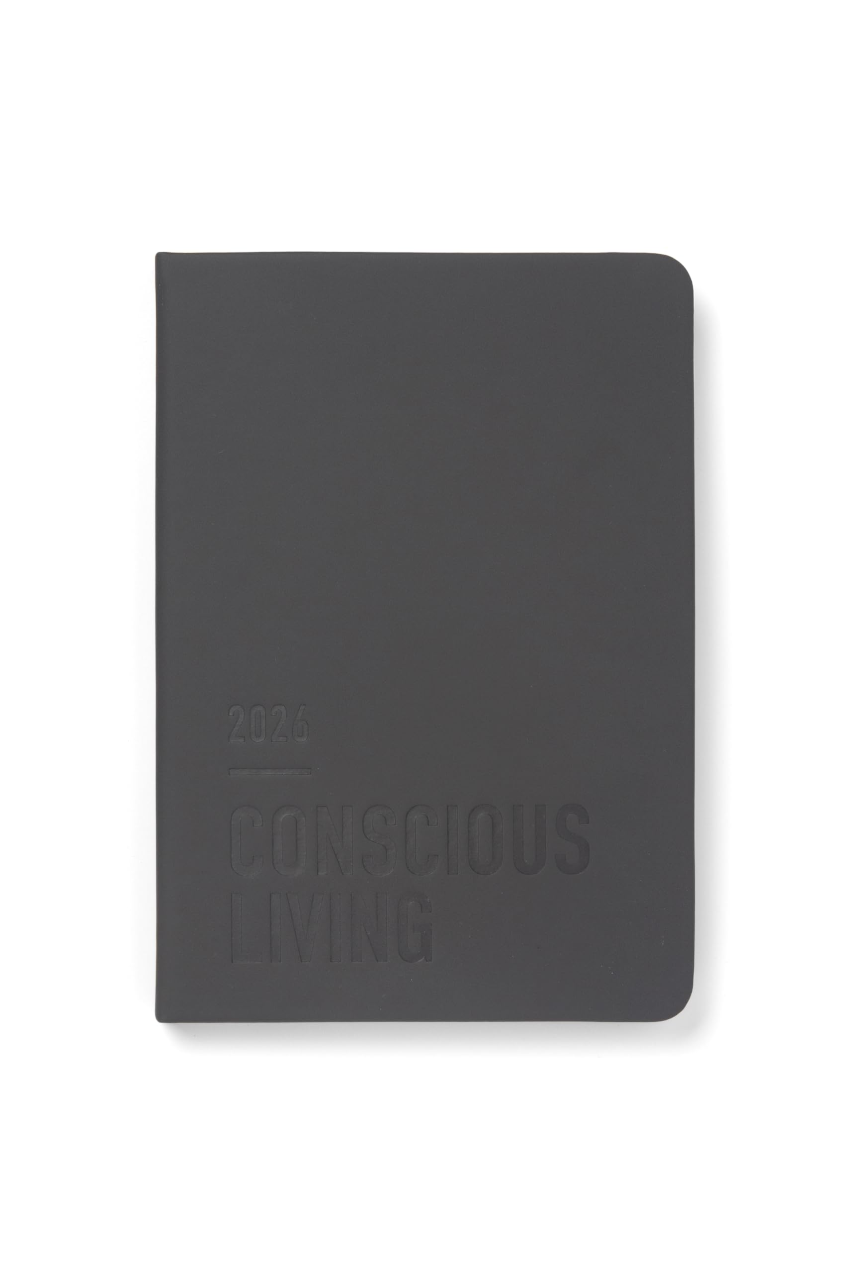 Letts of London Conscious Evergreen A5 week to view 2026 diary - Slate 26-082551