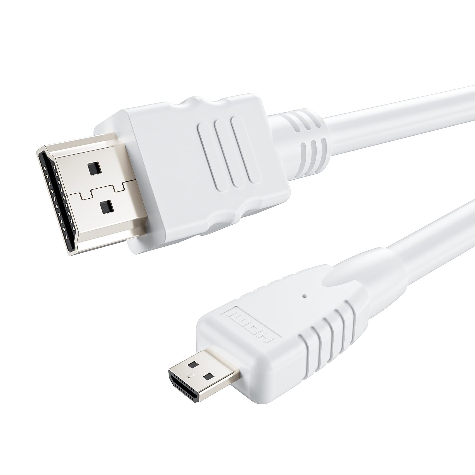 4K Micro HDMI to HDMI Cable 3.3FT, HDMI to Micro HDMI Cable Adapter 4K@60Hz, 18Gbps, HDR, ARC, 3D, Compatible with GoPro Hero Raspberry Pi 5/4 Yoga