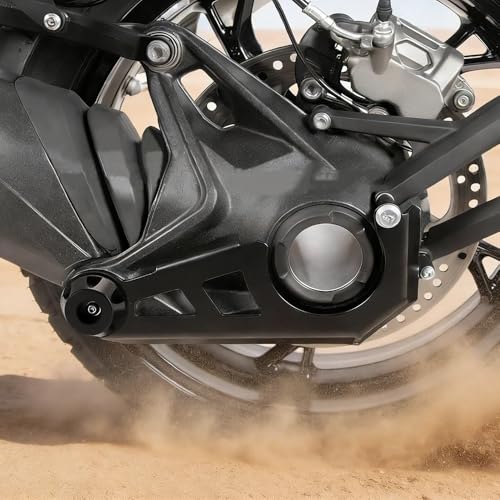 Protection de chaîne et arbre pour BMW R1300GS couvercle axe noir - 3