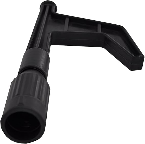 ISURE MARINE Boat Hook End Attachment Black Nylon Hook Replacement for Boating Accessories Extension Pole 2Pcs