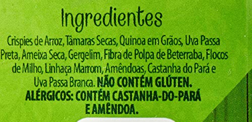 Granola sem Gluten sem Adição Açúcar Quinoa e Amêndoas Leve Crock 500g